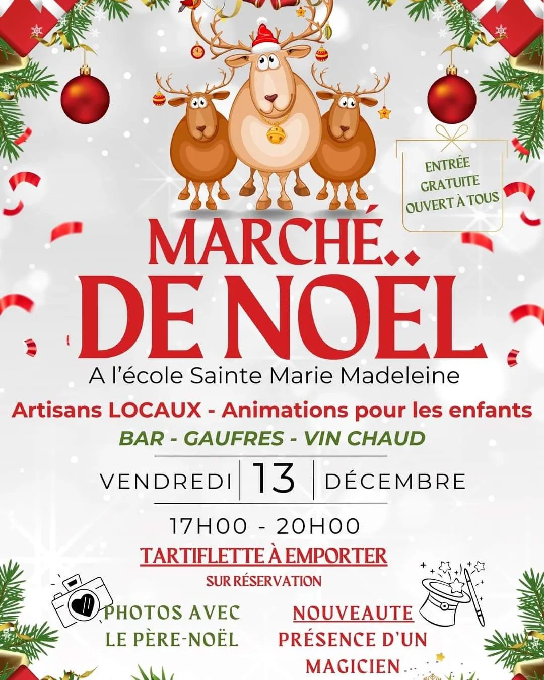 Marché de Noël à l’École Sainte Marie-Madeleine